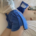 New Style Home Casual High Waist Shorts Hip Sports Hot Pants Straight Tube Loose Pants Women's Summer Outer Wear