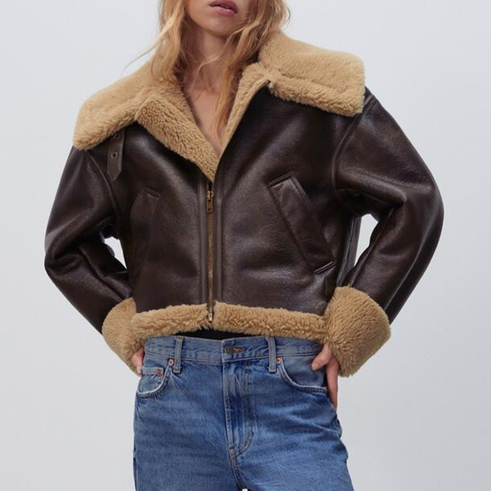 2969047bmurhmza Winter Women Faux Fur Effect Jacket Coat 02969047083
