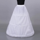 Wedding dress skirt neat small skirt brace three steel elastic waist gauze three circles puffy skirt petticoat factory direct supply