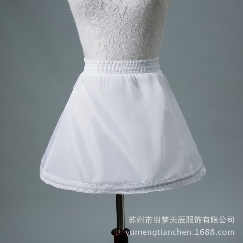 children's clothing dress small skirt puffy skirt performance dress lace-up elastic steel ring Bone Skirt