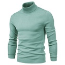 Autumn and winter new casual men's solid color pullover sweater turtleneck men's casual sweater sweater