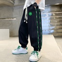 Boys' New Style Sweatpants Autumn and Winter Children's Wear Children's Street Casual Pants Winter Middle and Big Children's All-match Sports Pants