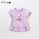malwee short sleeve T-shirt women's clothing loose summer new Europe and the United States children's girls T-shirt a generation of hair