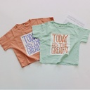 Summer Children's T-shirt Korean Plate Embroidered Printed Letter Color Children's Short Sleeve T-shirt