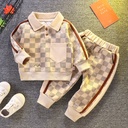 Boys' cool spring clothing set children's clothes boys two-piece trendy baby spring and autumn children's clothing generation