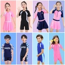 Swimwear Short Sleeve Sun Protection Suit Swimwear Swimwear Children Swimwear Boys and Girls Swimwear Customizable