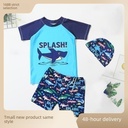 Children's swimwear boys and girls children split swimming trunks swimwear children's baby Korea swimwear wholesale