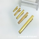 Factory direct supply gold 4.5/5/6cm square clip duck bill clip Korean children's hair clip accessories DIY Taobao hot