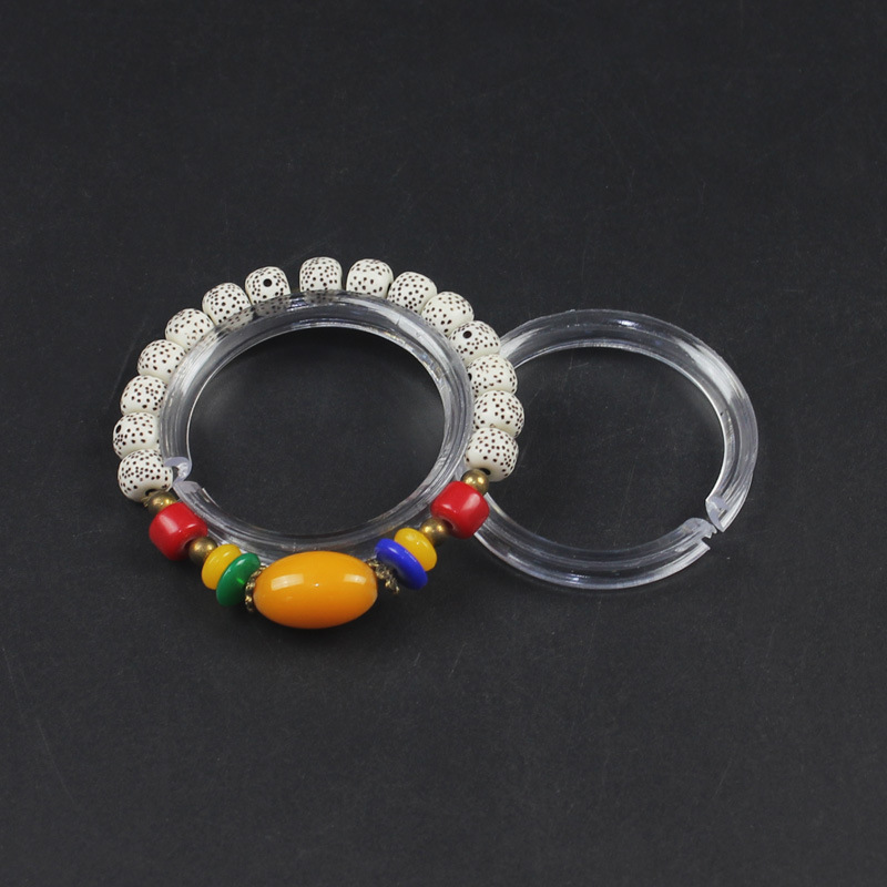 Bracelet Display Circle Handstring Rack Props C- Ring Transparent Storage Hanger Star Moon Buddha Beads Wen Play Jewelry Jewelry Rack