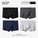 Autumn and winter men's underwear solid color boxers cotton large size waist quick-drying four-corner breathable men's underwear wholesale