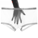 Men's Underwear Boxers Transparent Sexy Trendy Men's Underwear Ice Silk Seamless Underwear Red Underwear Men's Underwear