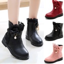 Girls boots autumn and winter new Korean Princess short boots children snow boots girls fleece boots