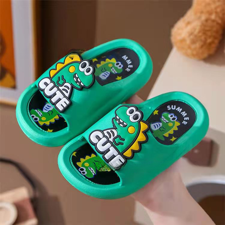Boys Slippers Summer Girl Cartoon Cute Non-slip Thick Bottom Soft Bottom Indoor Shoes Boys Baby Slippers Spring and Summer