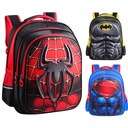 Schoolboy Cartoon Schoolbag Boys Backpack Baby Bag Superman 3D Hard Shell Spiderman Batman