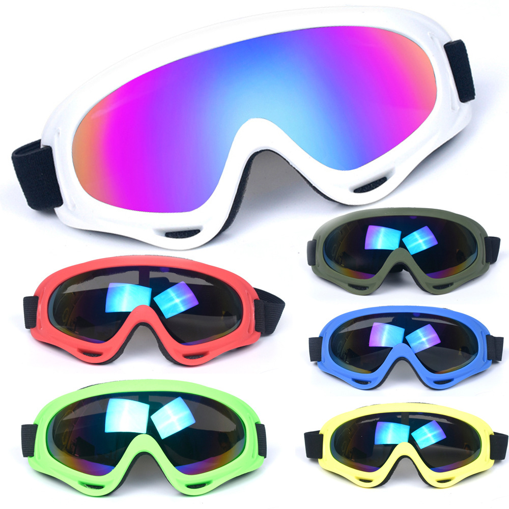 Spot X400 white children's ski goggles motorcycle goggles ski glasses men's and women's labor protection glasses