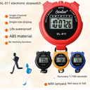 XL-011 electronic stopwatch digital display single stopwatch student running fitness training coach referee timer