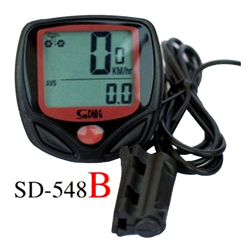Shundong SD-548B bicycle code meter mountain bike riding speedometer odometer accessories equipment