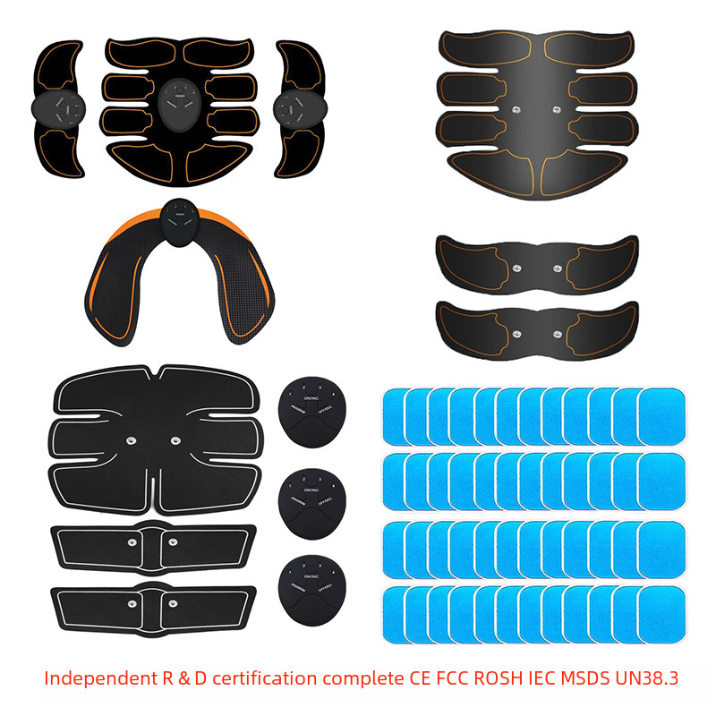 Electric Massage Abdominal Fitness Apparatus Eight-pack Abdominal Muscle Sticker for Lazy People Skinny Abdominal Fitness Equipment Muscle Stimulation Sticker