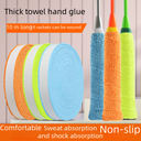 10 M/5m Large Plate Towel Glue Badminton Hand Glue Large Roll Tennis Racket Handle Leather Sweat Absorbent Belt Microfiber Anti-skid Glue