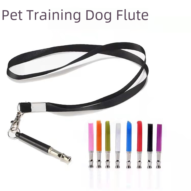 [Factory direct] dog training whistle dog flute adjustable dog flute black pen set dog training supplies