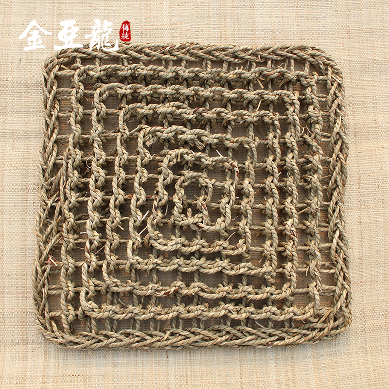 Animal crawling mat cat scratch board wear-resistant cat kennel cat claw pad household straw pet mat winter warm summer cool