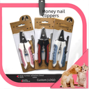 Pet supplies dog dog nail clippers nail clippers stainless steel nail clippers with file card large stock