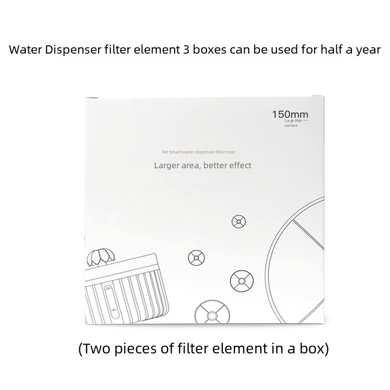 Pet smart water dispenser filter element activated carbon replacement filter element cat automatic water feeder filter cotton filter element wholesale