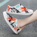 Summer Bambootune Hole Shoes Couple Graffiti Men and Women Casual Baotou Wading Outdoor Beach Breathable Sandals