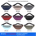 New Hot-selling Sports Waist Bag Waterproof Mobile Phone Bag Korean Fashion Waist Bag Large Capacity Waist Bag