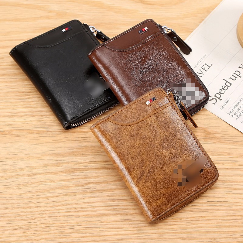 new anti-theft card bag large capacity wallet men's wallet ticket clip card bag manufacturers wholesale can be sent on behalf