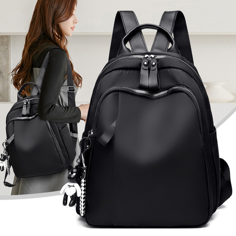 Backpack Women's All-match Casual Oxford Cloth New Trendy Fashionable Lightweight Girls Travel Outdoor Backpack Women