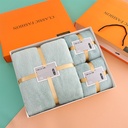 Coral fleece towel bath towel three-piece company group buying activities gift towel suit gift box with gift logo