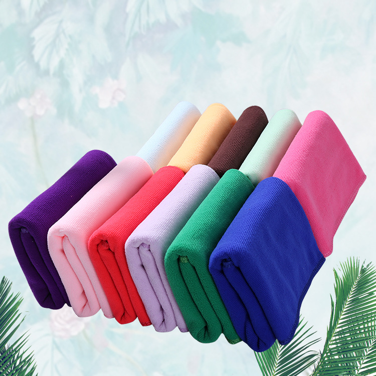 130 g/m fiber square towel cleaning cloth towel car gift disposable small square towel towel factory