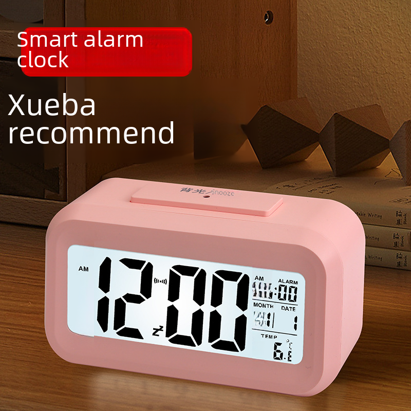 LED luminous electronic clock USB charging smart clock mute children's alarm clock student alarm clock