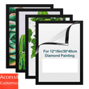 best selling diamond painting 30 x 40 frame magnetic magnetic art frame pvc wall stickers photo frame spot wholesale