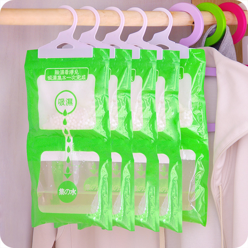 Household hanging wardrobe desiccant dehumidification bag room desiccant wardrobe dehumidification bag moisture absorption bag wholesale