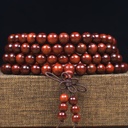 Zambia blood sandalwood 0.6 0.8 bracelet small leaf red sandalwood products rosary beads Buddha beads manufacturers wholesale
