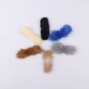 Mink hair bow tie hairpin hair ring DIY hair accessory material bow garment decorative accessories mink bow
