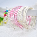 Korean style princess children pearl headband headband girl hair accessories micro business push activities small gifts