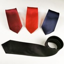 Tie men's smooth solid color 8cm business formal business wear hand wide tie wedding red and black wholesale
