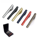 JOVAN tie clip set men's business tie clip accessories simple silver color logo factory