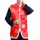 Tang suit vest men's vest, supermarket overalls vest performance clothing National style vest 2370-6