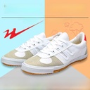 Double Star volleyball shoes Spring and Autumn new men's and women's non-slip soft-soled vented canvas shoes track and field shoes oxen sole shoes
