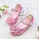 Girls High Heels Princess Shoes Spring and Autumn New Children's Shoes Children's Shoes Girls Crystal Shoes