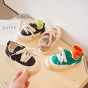 Spring 2024 new tiger monitor children's shoes boys and girls Korean canvas shoes casual children's shoes big shoes a generation of hair