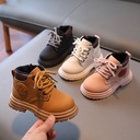 Children's Martin Boots Fall/Winter New Children's Shoes Girls Baby Boots Small Yellow Boots Boys Casual Ankle Boots