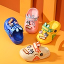 Children's Slippers Summer New Soft Sole Hole Shoes Indoor and Outdoor Non-slip Toe Shoes Cartoon Slippers for Boys and Girls