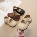 Baby Princess Shoes Children's Soft Sole Shoes Spring and Autumn Velcro Girls Casual Trendy Shoes Infants' Leather Shoes