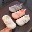 Children's fly woven shoes men's and women's toddler shoes breathable mesh sports shoes soft bottom young children's baby net shoes