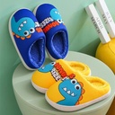 Cixi Younuo shoes autumn and winter children's slippers cartoon Little Dinosaur Home cotton slippers in stock